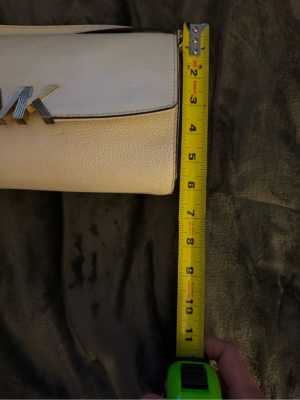 Michael Kors Two-Tone Beige and Cream Leather Crossbody - Picture 7 of 8